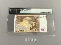 European Union 50 Euros P-4v 2002 PMG 64 EPQ