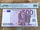 European Union 500 Euro 2002 14x Prefix X Germany Pmg 66epq