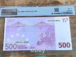 European Union 500 Euro 2002 14x Prefix X Germany PMG 66EPQ