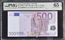 European Union, 500 Euros 2002 P-19An 65 EPQ Austria Sign. M. Draghi