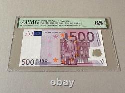 European Union 500 Euros P-14N 2002 PMG 65 EPQ