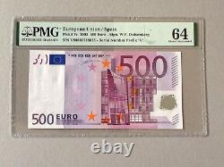 European Union 500 Euros P-7V 2002 PMG 64