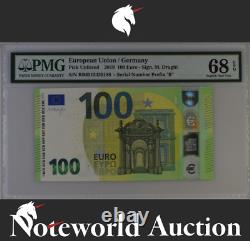 European Union / Germany, 100 Euro 2019 P 24r S/N Prefix'R' UNC PMG 68 EPQ