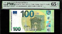 European Union /Germany 100 Euro 2019 PMG 65 EPQ UNC Pi#24r Series Prefix R