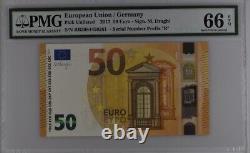 European Union / Germany 50 Euro 2017 P23r UNC / PMG GEM66EPQ