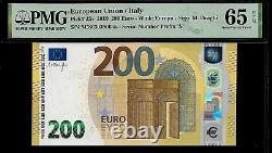 European Union / Italy 200 Euro 2019 PMG 65 EPQ UNC Pick #25s Series Prefix S