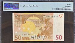 European Union NETHERLANDS (P) 50 Euro 2002 DUISENBERG P-4p GEM UNC PMG 66 EPQ