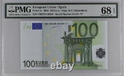 European Union / Spain 100 Euro 2002 P5v UNC / PMG Superb GEM68EPQ