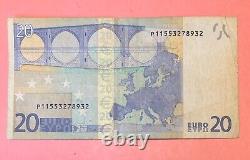 European Union Spain (2) 20 Euros 2002 Banknote, 1 Uncirculated, 1 Circulated