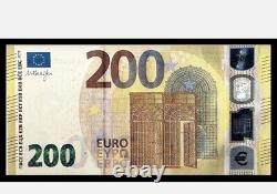 European Union Unc 2019 200 Euro Banknote. Single 200 Euro Uncirculated Bill
