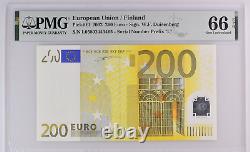 FINLAND 200 Euro 2002 L-serie, Duisenberg Sign, PMG 66 vol2