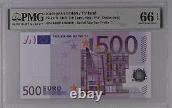 FINLAND 500 Euro 2002 L-serie, Duisenberg Sign, PMG 66