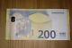 France U003 A1 200 Euro Real Banknote Bill European Central Bank Unc