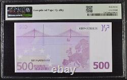 GERMANY 500 Euro 2002 X-serie, Duisenberg Sign, R001, PMG 67