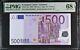 Germany 500 Euro 2002 X-serie, Trichet Sign, R010, Pmg 68