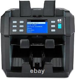 Mixed Denomination Bill Counter Sorter Machine Cash Money Currency Counting ZZap