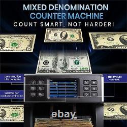 Money Bill Counter Machine Mixed Value Denomination Counting KHIPPUS Pro5500