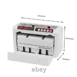 Money Counter Bill Cash Currency Counting Machine Counterfeit Detector UV & MG