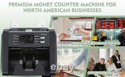 Money Counter Machine Mixed Denomination Bill Value Counting Note Cash Counter