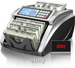 Money Counter Machine PONNOR with Value Bill Count, Dollar, Euro with UV/MG/IR/D