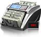 Money Counter Machine With Value Bill Count, Dollar, Euro With Uv/mg/ir/dd/dbl/
