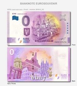 New 2024 10 Banknote 0 Euro Sophia Cathedral