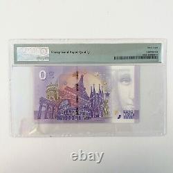 PMG 68 Superb Gem Unc 0 Euro Souvenir Banknote #Diego 1960-2020 AGAA000036