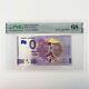 Pmg 68 Superb Gem Unc 0 Euro Souvenir Banknote #diego 1960-2020 Agaa000039