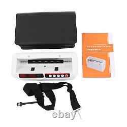 Portable Bill Counter Money Cash Counting Machine Rechargeable UV Detection