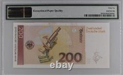 Pre Euro Germany 200 Mark 1989 P42 UNC Replacement Star / PMG GEM66EPQ