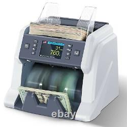 RIBAO BC-40 Mixed Denomination Money Counter Machine Value Counting Bill Counter