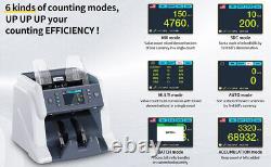 RIBAO BC-40 Mixed Denomination Money Counter Machine Value Counting Bill Counter