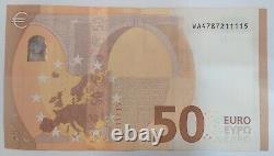 Rare 50 Euro Banknote with Four 1's (4 Aces) in the serial number 1111