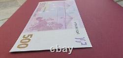Real 500 euro banknote bank bill X series R019F4