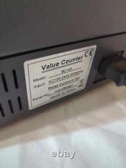 Ribao BC-40 Mixed Money Counter Bill Counter Value Counter Mint Condition