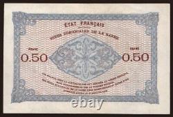 Saarland 1920 50 Centimes EF #CO1258