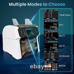 VS-75 Money Counter Machine Mixed Denomination with Reject Pocket Bill Sorter