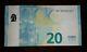 Very Rare (2015) 20 Euro Banknote, Obstruction Error Large White Strip