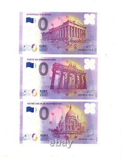 ZERO EURO Souvenir 15 different banknotes polymer Collectors' Set 2017